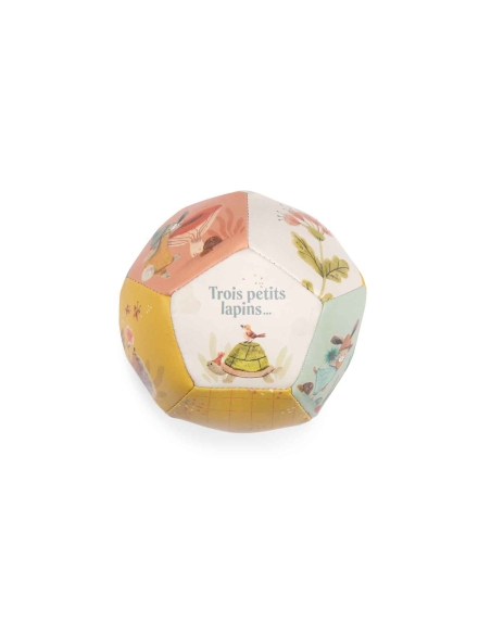 Ballon souple 10 cm Trois Petits Lapins – Moulin Roty