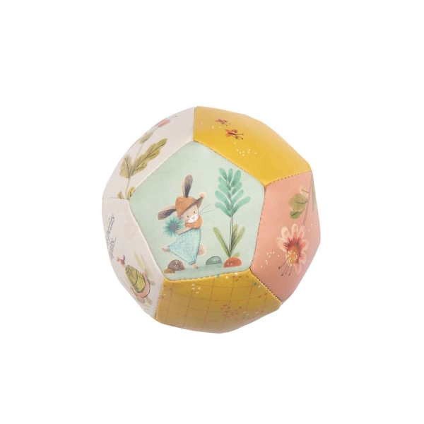 Ballon souple 10 cm Trois Petits Lapins – Moulin Roty