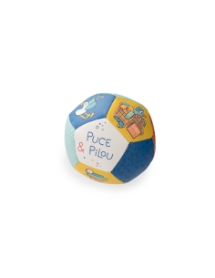 Ballon souple 10 cm Puce & Pilou – Moulin Roty