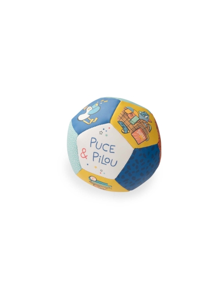 Ballon souple 10 cm Puce & Pilou – Moulin Roty