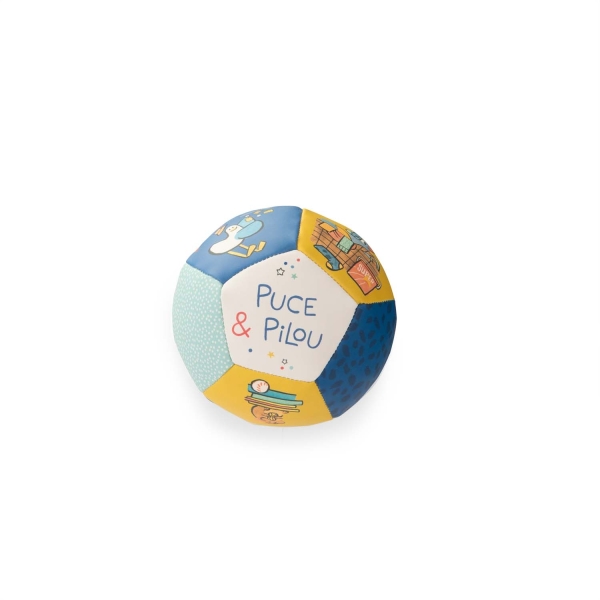 Ballon souple 10 cm Puce & Pilou – Moulin Roty