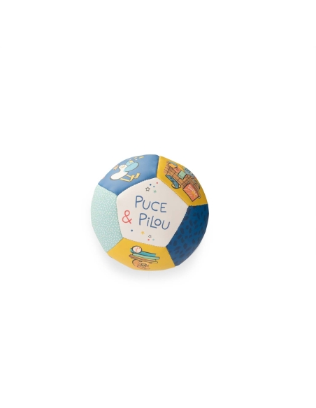 Ballon souple 10 cm Puce & Pilou – Moulin Roty
