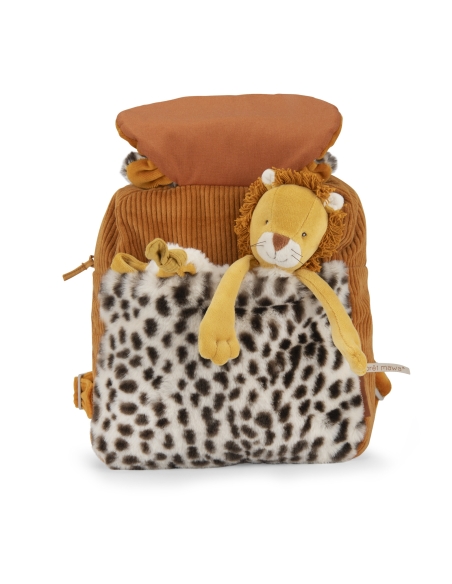 Sac à dos léopard Taïgo La forêt Mawa – Moulin Roty