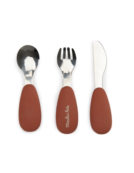 Set couverts silicone La forêt Mawa – Moulin Roty