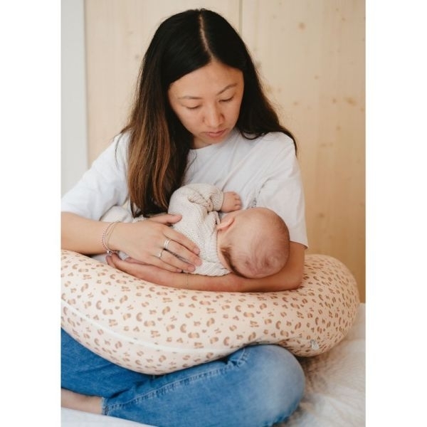 Coussin de maternité Jersey Léopard Candide