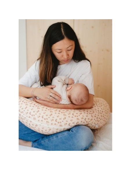 Coussin de maternité Jersey Léopard Candide