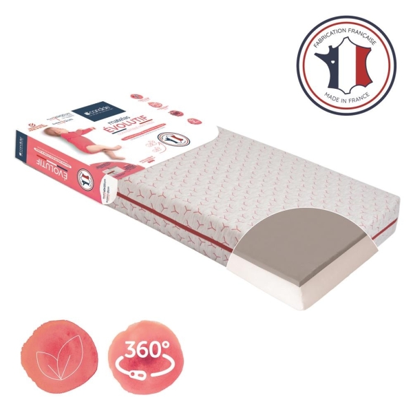 Matelas Évolutif 60x120 cm Candide | JOLI GAMIN