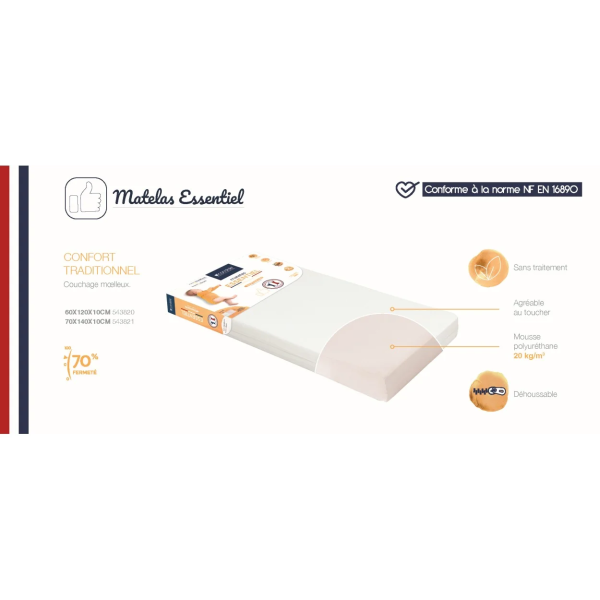 Bébé & Puériculture → Chambre de bébé → Matelas & literie → Matelas bébé
