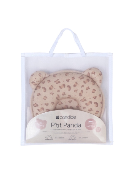 Coussin cale-tête P’tit Panda Gris – Candide