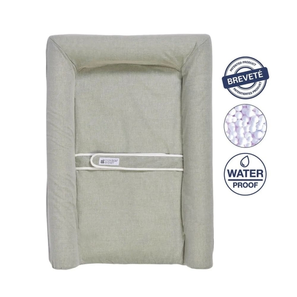 Matelas à langer Mat’ Confort Kaki 70x50 – Candide