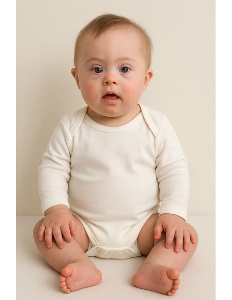 Body bébé manches longues 100 % coton – Cotton Socks