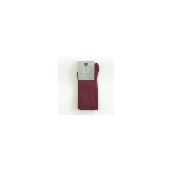 Chaussettes HALF SCHOOL Bordeaux – Cotton Socks