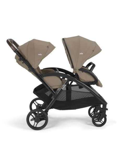 Poussette double Evalite Duo Cashew Joie | JOLI GAMIN