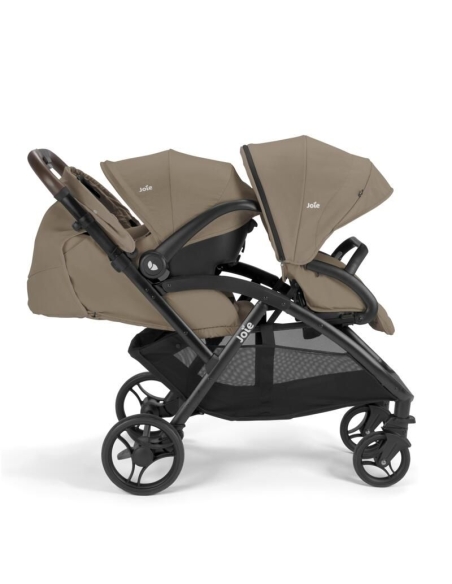 Poussette double Evalite Duo Cashew Joie | JOLI GAMIN