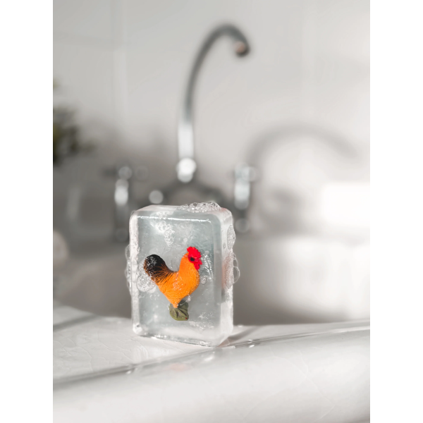 Savon Coq avec figurine Ludi Soap | JOLI GAMIN