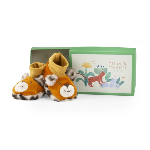 Chaussons Léopard Taïgo Bébé | Moulin Roty