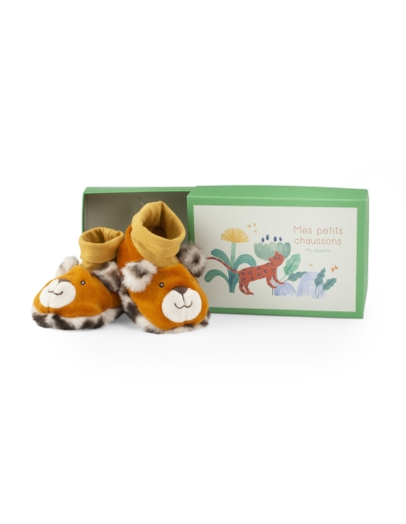 Chaussons Léopard Taïgo Bébé | Moulin Roty